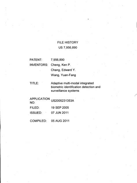 Application NO: Filed: Issued .